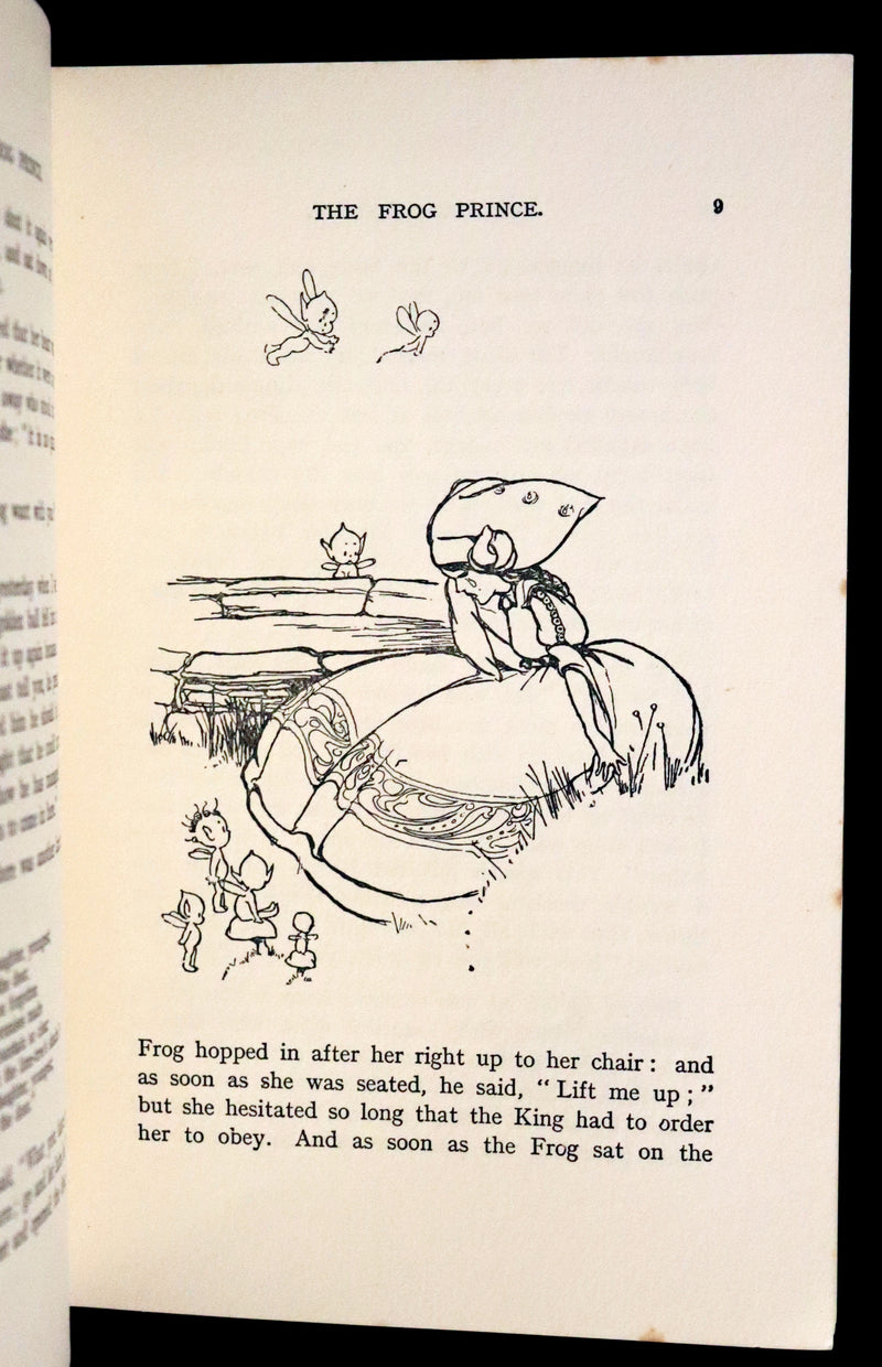 1920 Scarce First Edition - THE FROG PRINCE and Other Stories by Brothers Grimm illustrated by Mabel Lucie Attwell.