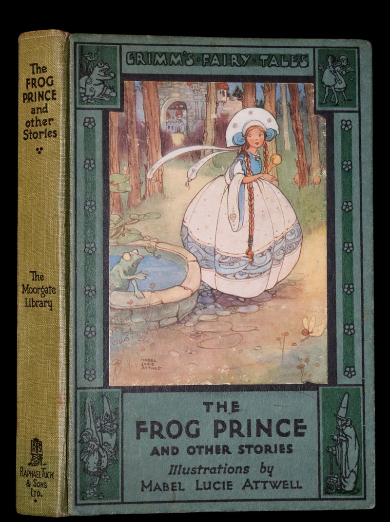 1920 Scarce First Edition - THE FROG PRINCE and Other Stories by Brothers Grimm illustrated by Mabel Lucie Attwell.
