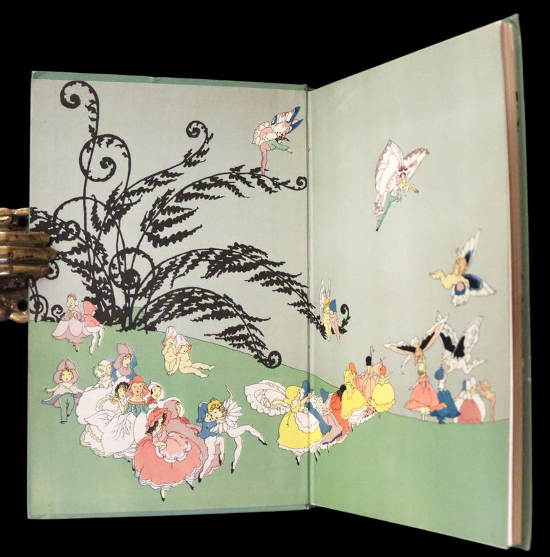 1918 Rare First Edition - WILD FLOWER CHILDREN The Little Playmates of the Fairies illustrated by Janet Laura Scott.