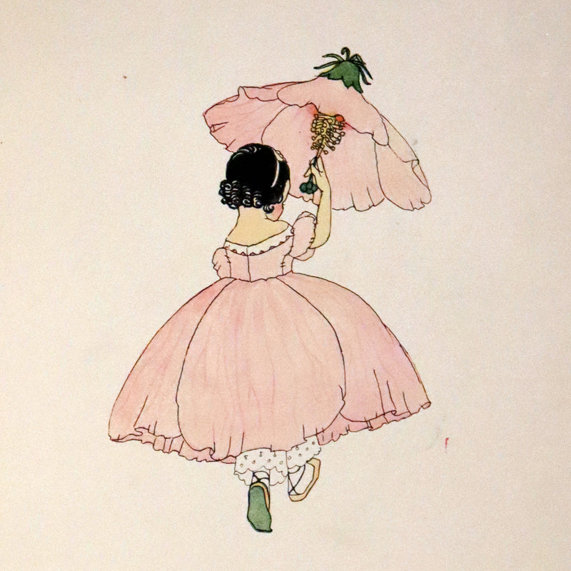 1918 Rare First Edition - WILD FLOWER CHILDREN The Little Playmates of the Fairies illustrated by Janet Laura Scott.