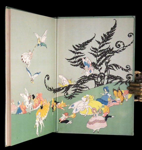 1918 Rare First Edition - WILD FLOWER CHILDREN The Little Playmates of the Fairies illustrated by Janet Laura Scott.