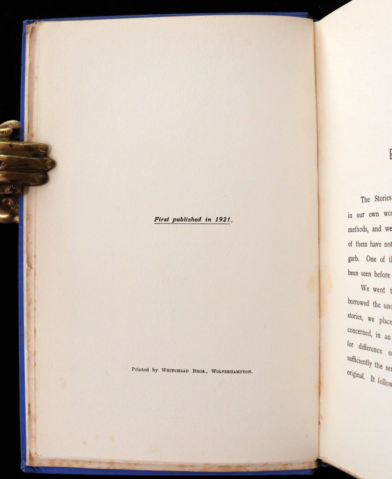 1921 Rare First Edition - FAIRY and WONDER TALES OF ANCIENT WALES Illustrated by Doris Williamson.