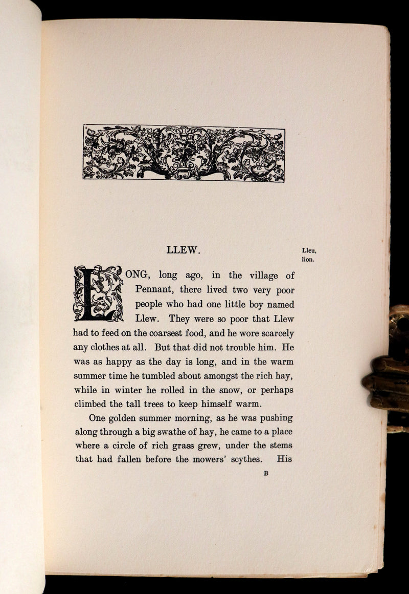 1921 Rare First Edition - FAIRY and WONDER TALES OF ANCIENT WALES Illustrated by Doris Williamson.