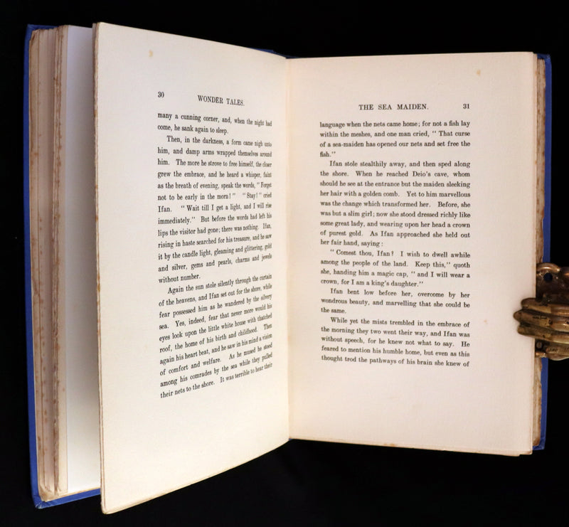 1921 Rare First Edition - FAIRY and WONDER TALES OF ANCIENT WALES Illustrated by Doris Williamson.