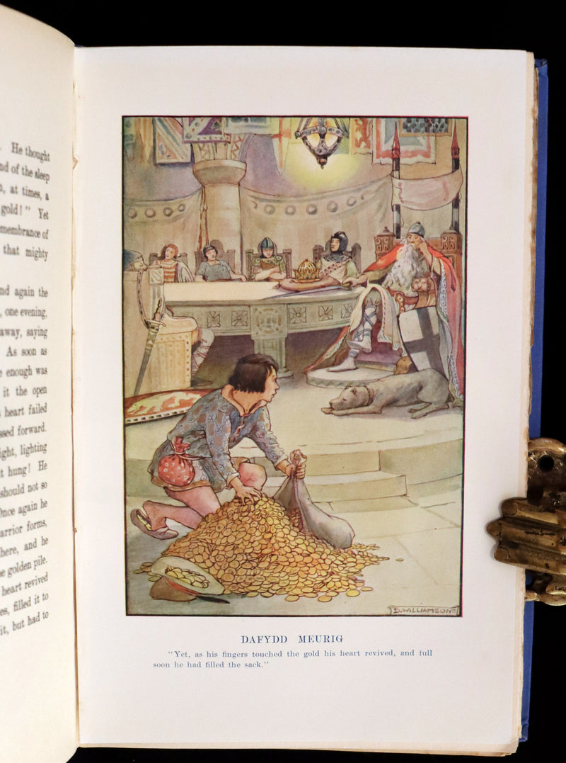 1921 Rare First Edition - FAIRY and WONDER TALES OF ANCIENT WALES Illustrated by Doris Williamson.