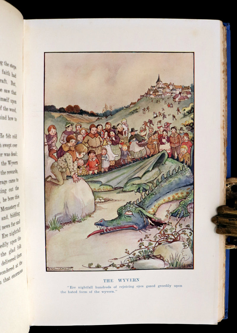 1921 Rare First Edition - FAIRY and WONDER TALES OF ANCIENT WALES Illustrated by Doris Williamson.