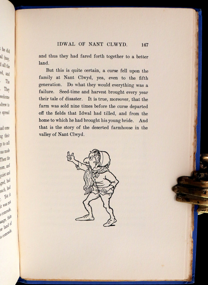 1921 Rare First Edition - FAIRY and WONDER TALES OF ANCIENT WALES Illustrated by Doris Williamson.