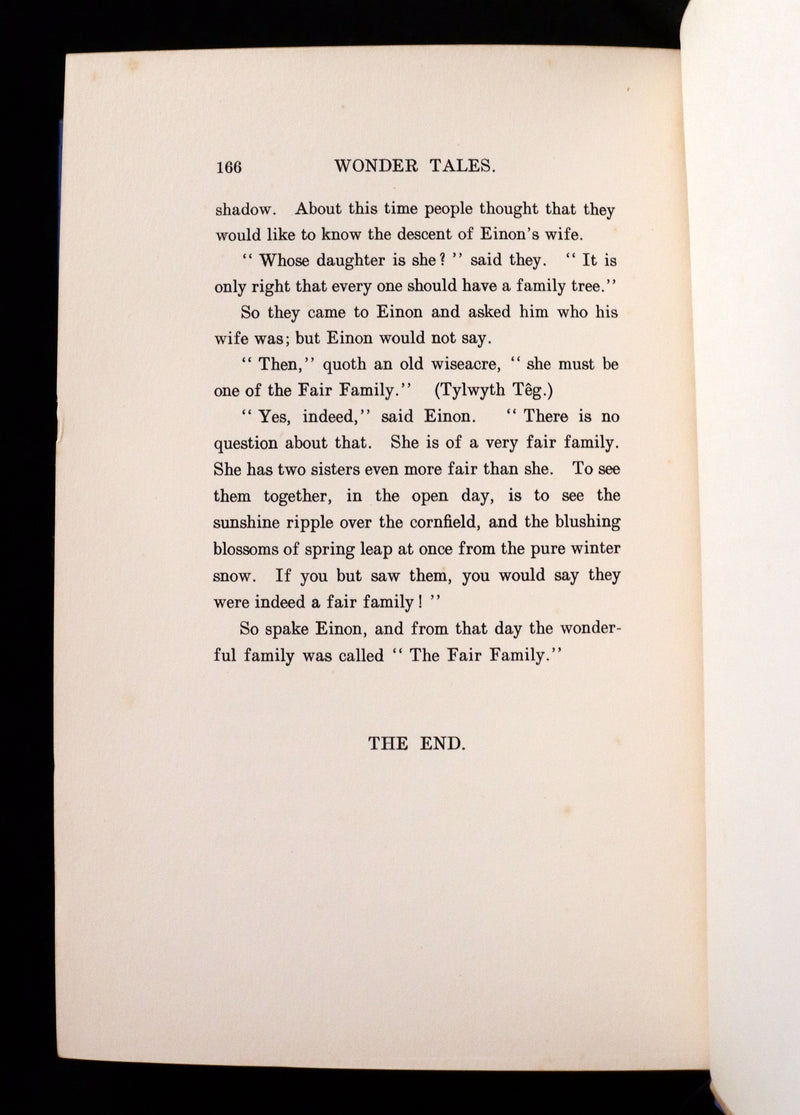 1921 Rare First Edition - FAIRY and WONDER TALES OF ANCIENT WALES Illustrated by Doris Williamson.
