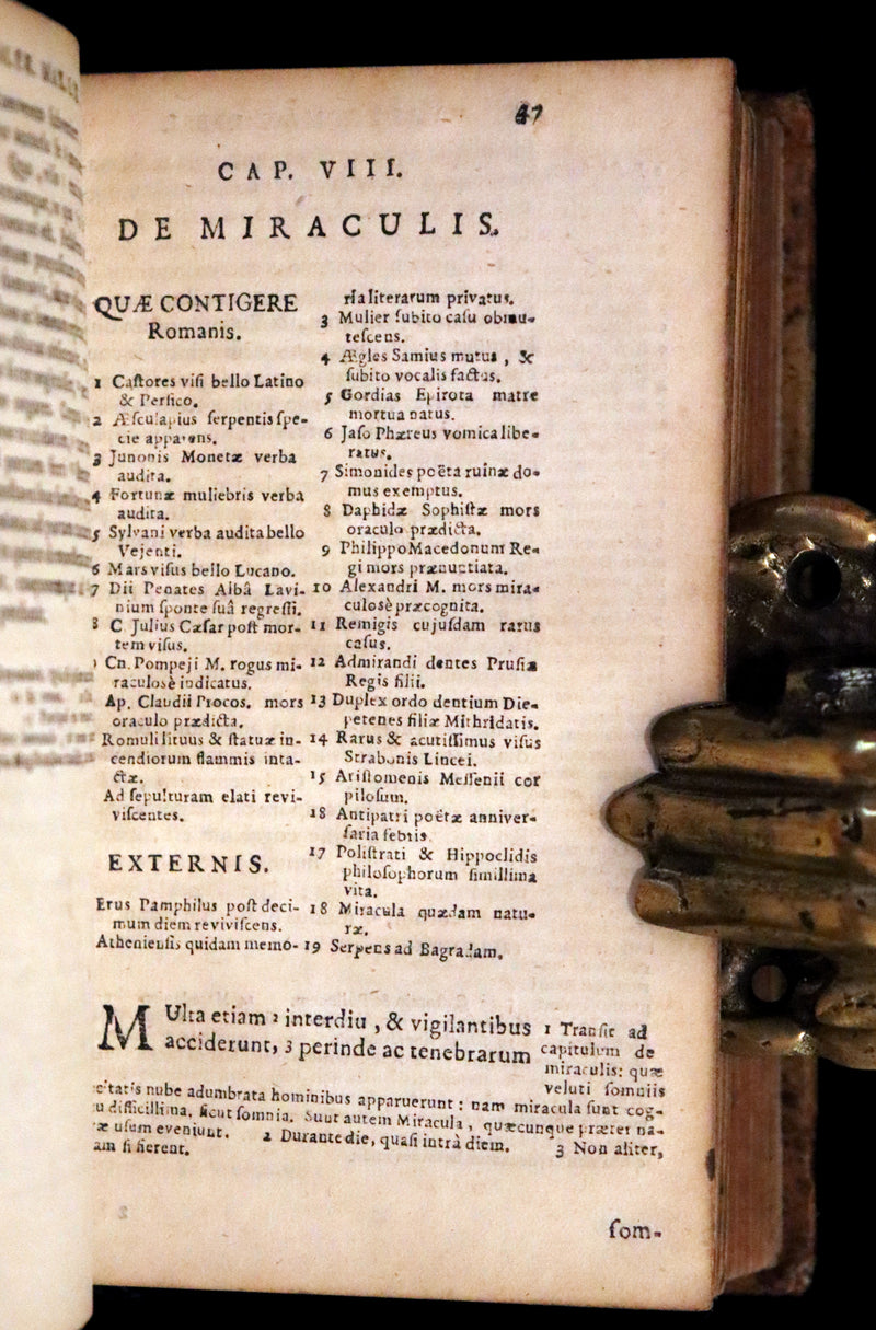 1662 Rare Latin Book - Valerius Maximus' Stories of Roman life. Dictorum, factorumque memorabilium libri IX.