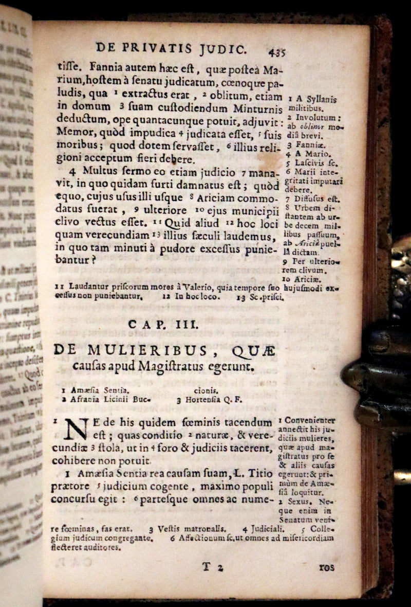 1662 Rare Latin Book - Valerius Maximus' Stories of Roman life. Dictorum, factorumque memorabilium libri IX.