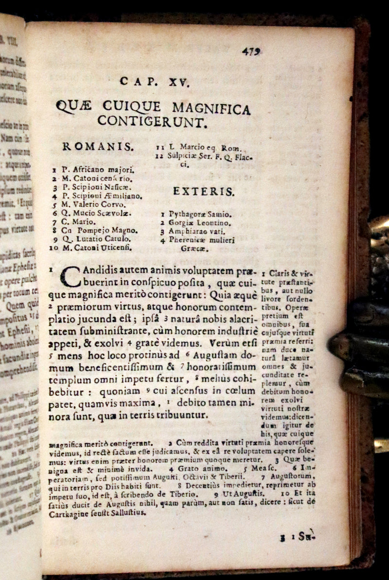 1662 Rare Latin Book - Valerius Maximus' Stories of Roman life. Dictorum, factorumque memorabilium libri IX.