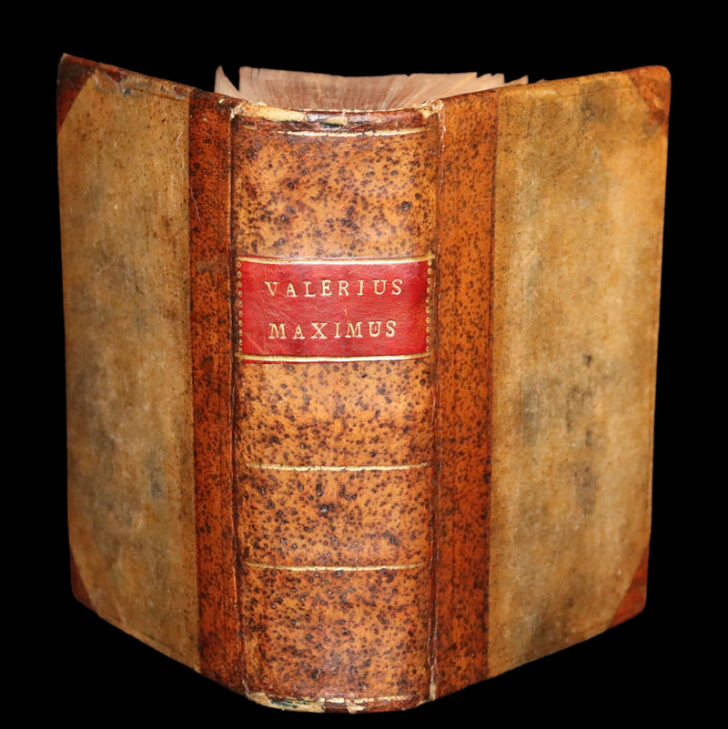 1662 Rare Latin Book - Valerius Maximus' Stories of Roman life. Dictorum, factorumque memorabilium libri IX.