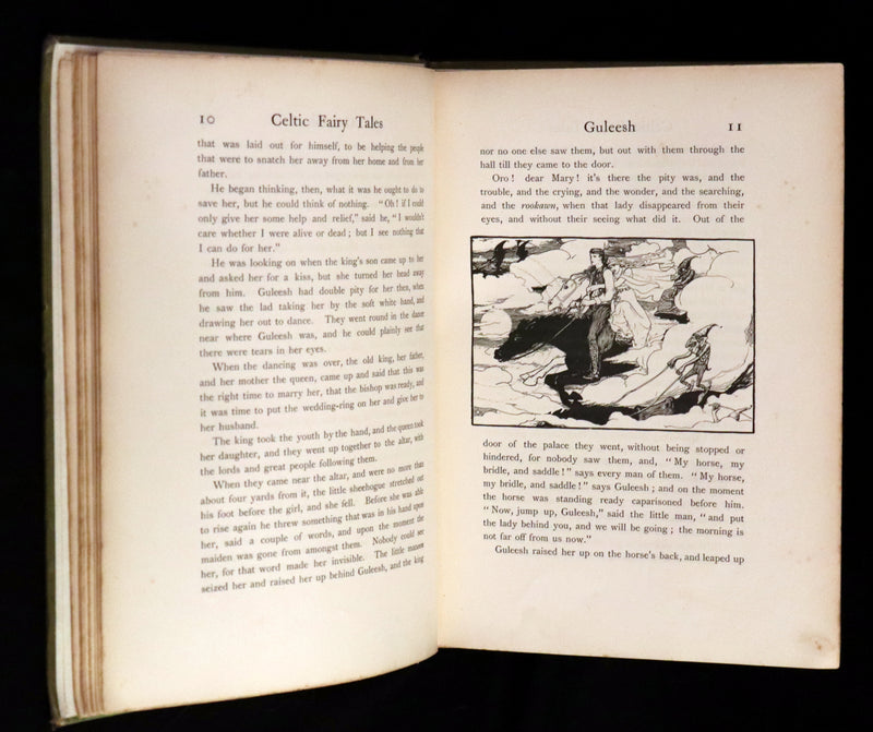 1892 Rare First Edition - CELTIC FAIRY TALES by J. Jacobs Illustrated by J.D. Batten.