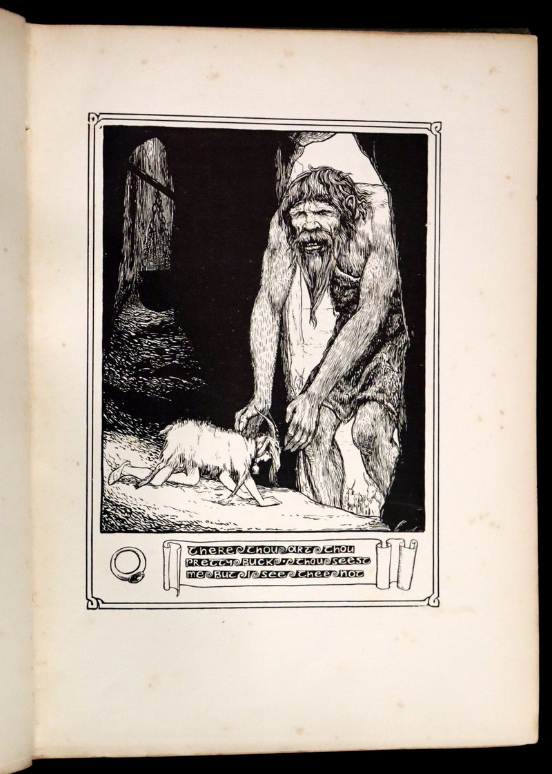 1892 Rare First Edition - CELTIC FAIRY TALES by J. Jacobs Illustrated by J.D. Batten.