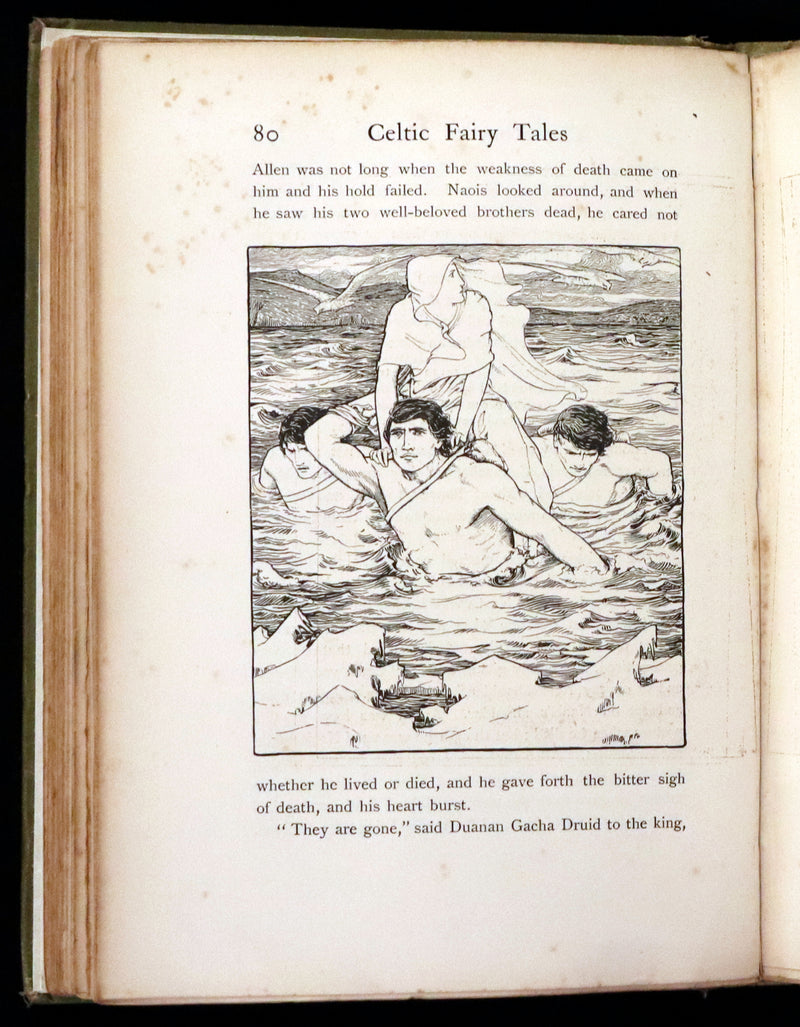 1892 Rare First Edition - CELTIC FAIRY TALES by J. Jacobs Illustrated by J.D. Batten.
