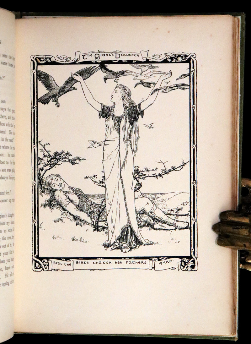 1892 Rare First Edition - CELTIC FAIRY TALES by J. Jacobs Illustrated by J.D. Batten.