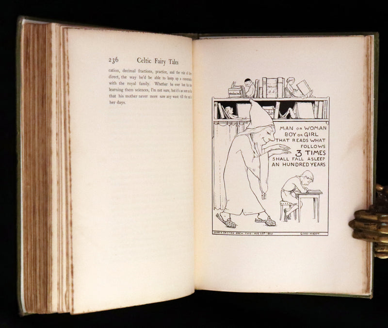 1892 Rare First Edition - CELTIC FAIRY TALES by J. Jacobs Illustrated by J.D. Batten.