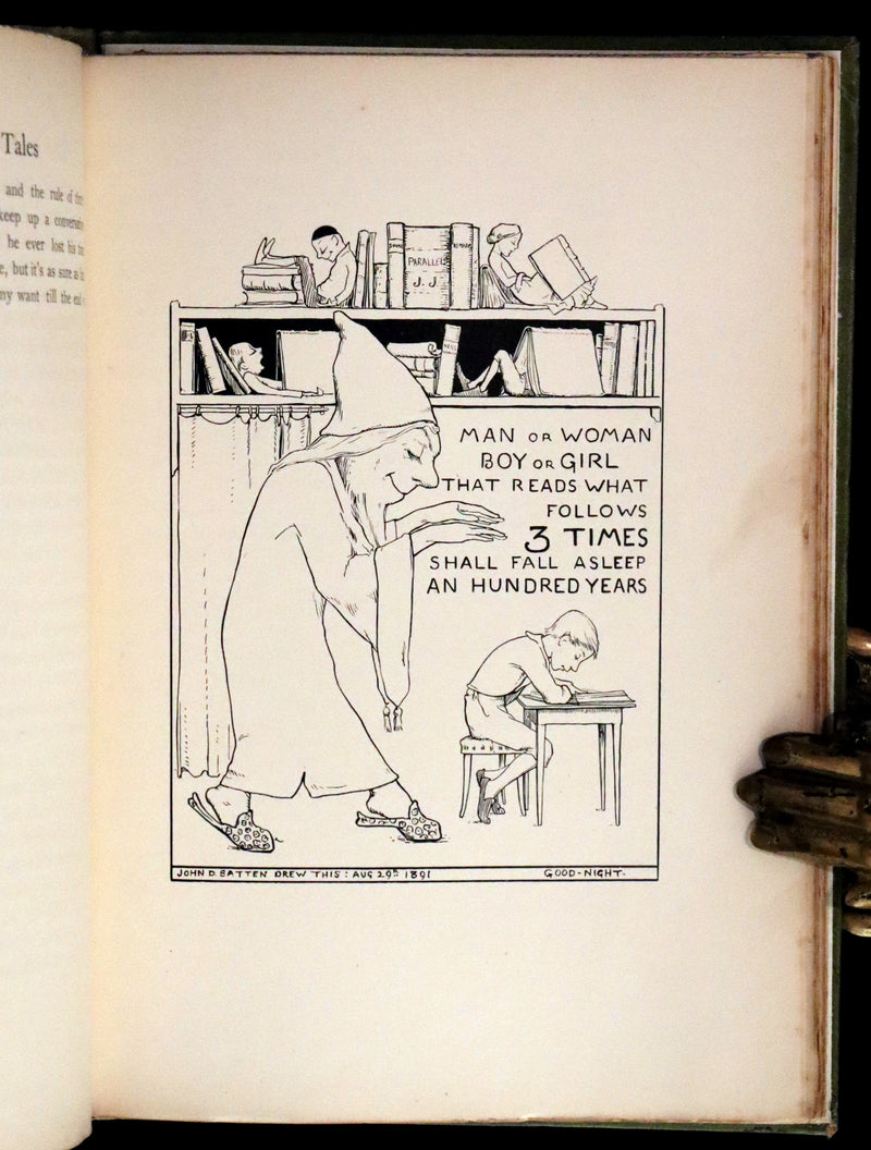 1892 Rare First Edition - CELTIC FAIRY TALES by J. Jacobs Illustrated by J.D. Batten.