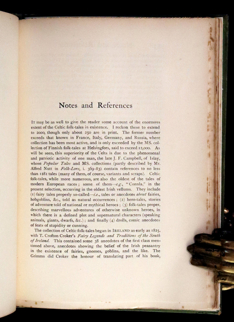 1892 Rare First Edition - CELTIC FAIRY TALES by J. Jacobs Illustrated by J.D. Batten.