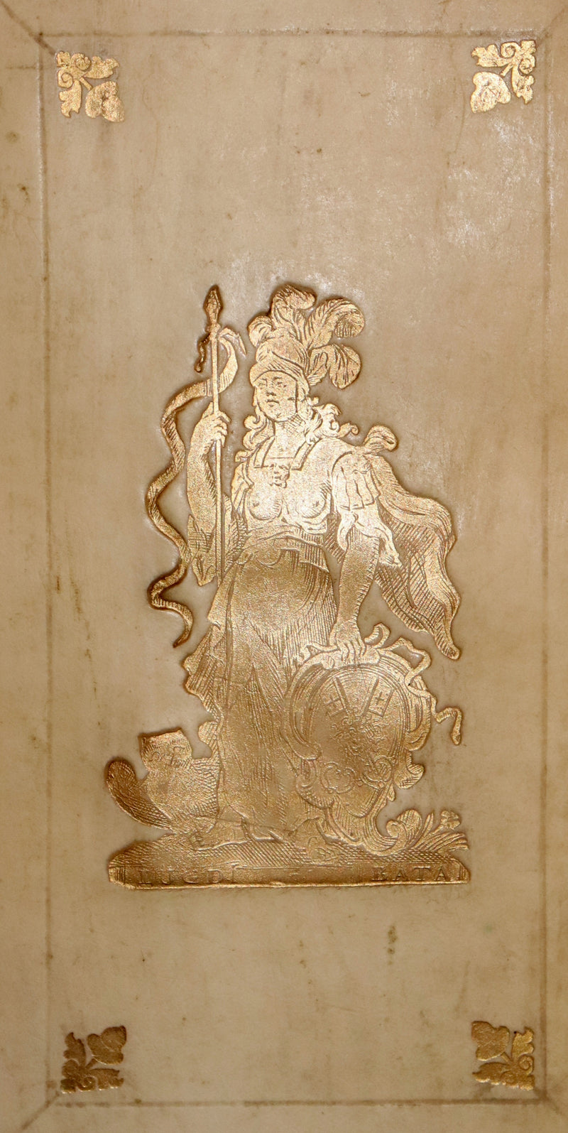 1718 Rare Latin Vellum Book - Phaedrus & AESOP'S FABLES, Fabularum Aesopiarum Libri V.