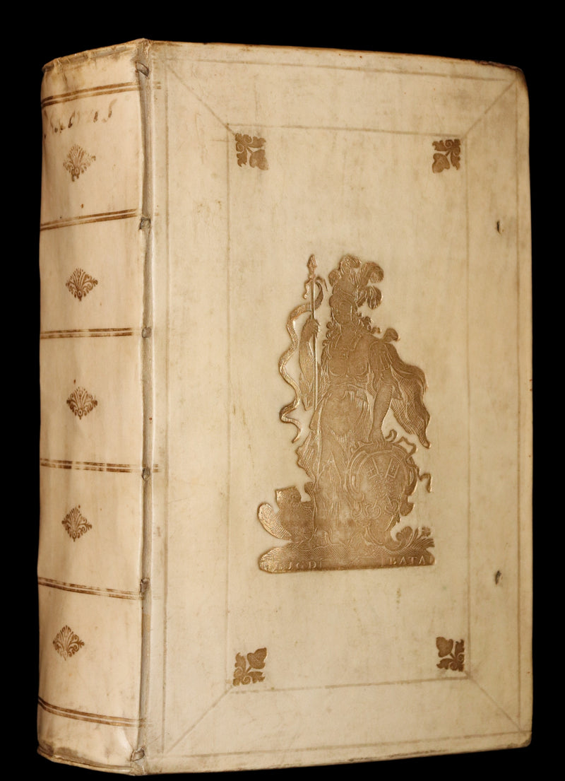 1718 Rare Latin Vellum Book - Phaedrus & AESOP'S FABLES, Fabularum Aesopiarum Libri V.