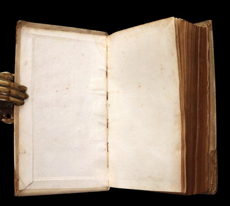 1718 Rare Latin Vellum Book - Phaedrus & AESOP'S FABLES, Fabularum Aesopiarum Libri V.