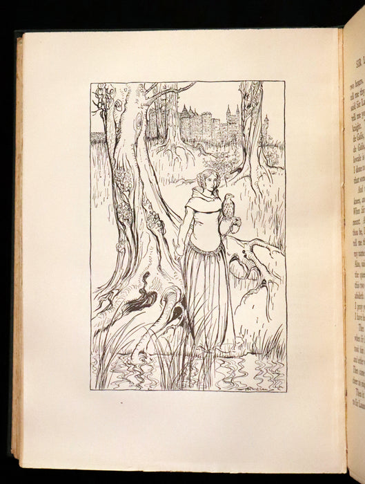 1917 Rare 1st Edition - ROMANCE of KING ARTHUR and His KNIGHTS of the Round Table illustrated by RACKHAM.