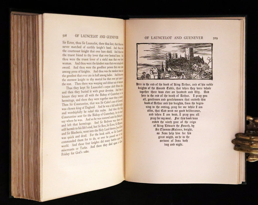 1917 Rare 1st Edition - ROMANCE of KING ARTHUR and His KNIGHTS of the Round Table illustrated by RACKHAM.