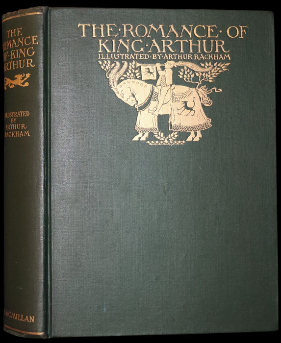 1917 Rare 1st Edition - ROMANCE of KING ARTHUR and His KNIGHTS of the Round Table illustrated by RACKHAM.