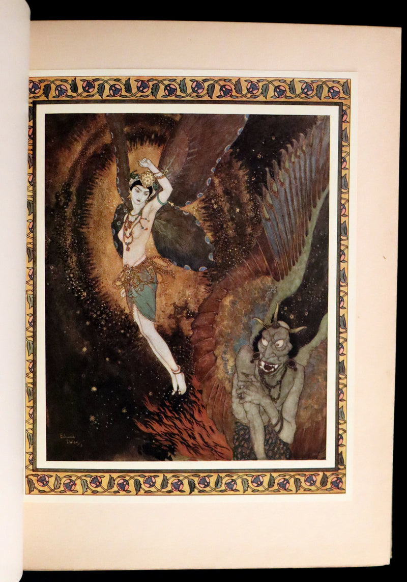 1913 Rare First Edition - Princess Badoura. A Tale from the Arabian Nights by Laurence Housman. Illustrated by Edmund Dulac.
