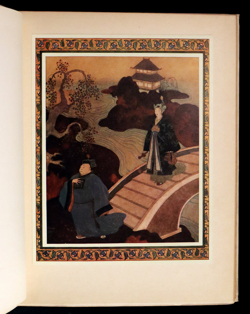 1913 Rare First Edition - Princess Badoura. A Tale from the Arabian Nights by Laurence Housman. Illustrated by Edmund Dulac.