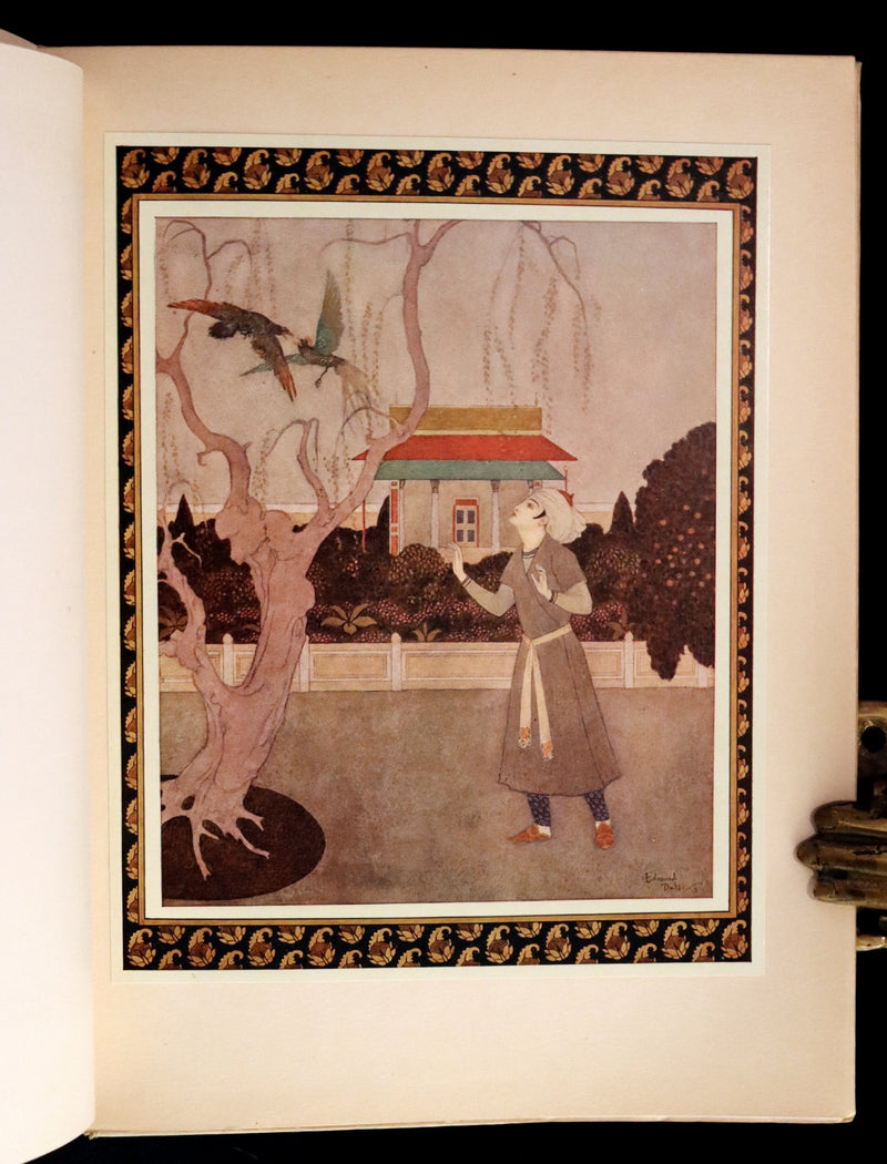 1913 Rare First Edition - Princess Badoura. A Tale from the Arabian Nights by Laurence Housman. Illustrated by Edmund Dulac.