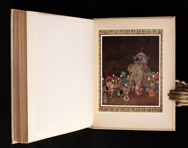 1913 Rare First Edition - Princess Badoura. A Tale from the Arabian Nights by Laurence Housman. Illustrated by Edmund Dulac.