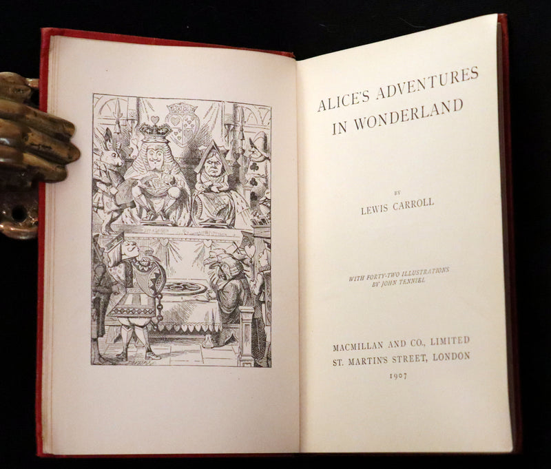 1907 Scarce First "Miniature" Edition - Alice's Adventures in Wonderland by Lewis Carroll.