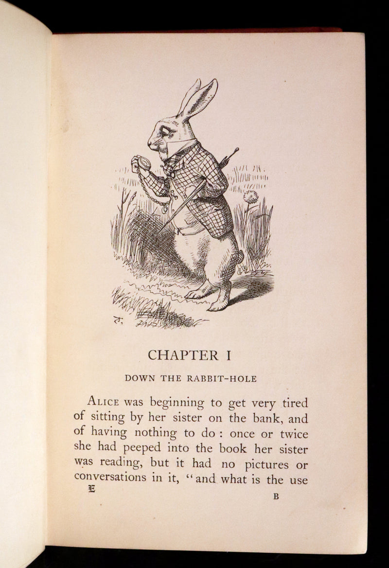 1907 Scarce First "Miniature" Edition - Alice's Adventures in Wonderland by Lewis Carroll.