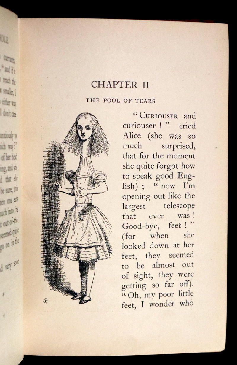 1907 Scarce First "Miniature" Edition - Alice's Adventures in Wonderland by Lewis Carroll.