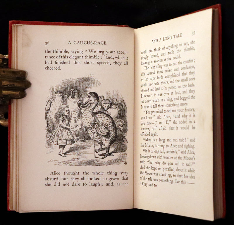 1907 Scarce First "Miniature" Edition - Alice's Adventures in Wonderland by Lewis Carroll.