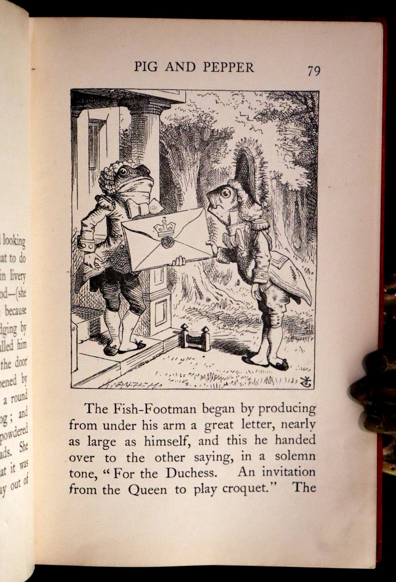 1907 Scarce First "Miniature" Edition - Alice's Adventures in Wonderland by Lewis Carroll.