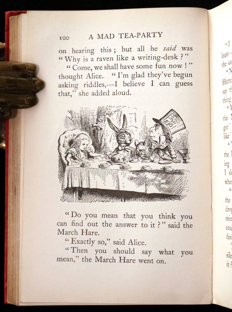 1907 Scarce First "Miniature" Edition - Alice's Adventures in Wonderland by Lewis Carroll.