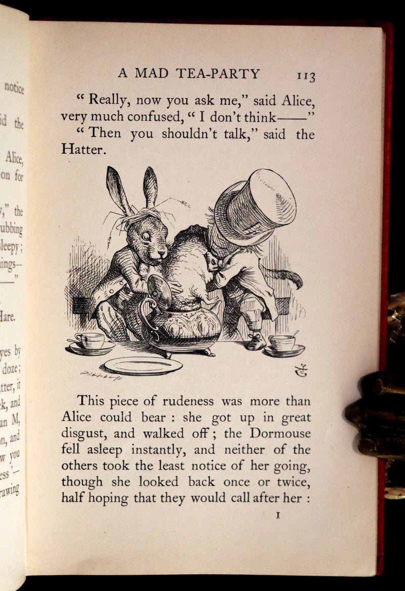 1907 Scarce First "Miniature" Edition - Alice's Adventures in Wonderland by Lewis Carroll.