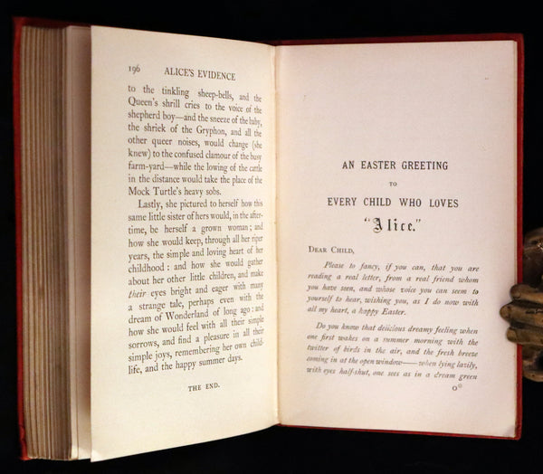 1907 Scarce First "Miniature" Edition - Alice's Adventures in Wonderland by Lewis Carroll.