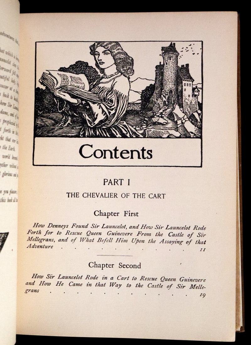 1907 Rare First Edition - King Arthur Tales, THE STORY OF Sir LANCELOT and his COMPANIONS by Howard Pyle.