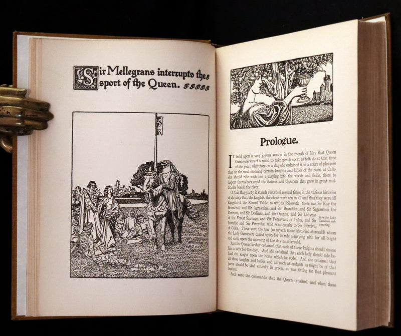 1907 Rare First Edition - King Arthur Tales, THE STORY OF Sir LANCELOT and his COMPANIONS by Howard Pyle.