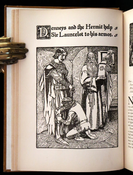 1907 Rare First Edition - King Arthur Tales, THE STORY OF Sir LANCELOT and his COMPANIONS by Howard Pyle.