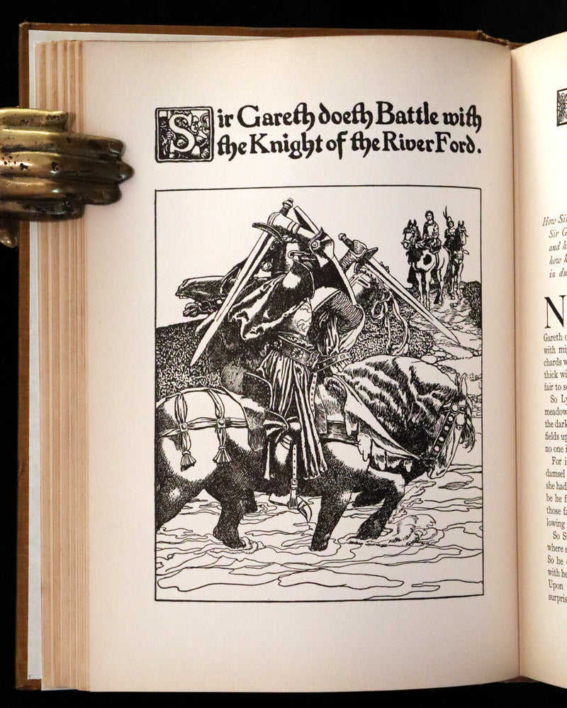 1907 Rare First Edition - King Arthur Tales, THE STORY OF Sir LANCELOT and his COMPANIONS by Howard Pyle.