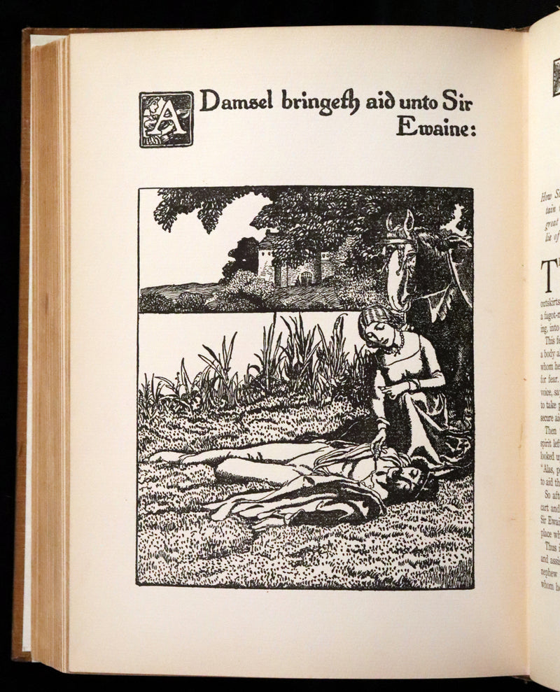 1907 Rare First Edition - King Arthur Tales, THE STORY OF Sir LANCELOT and his COMPANIONS by Howard Pyle.