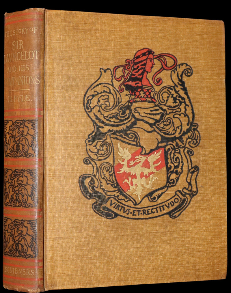 1907 Rare First Edition - King Arthur Tales, THE STORY OF Sir LANCELOT and his COMPANIONS by Howard Pyle.