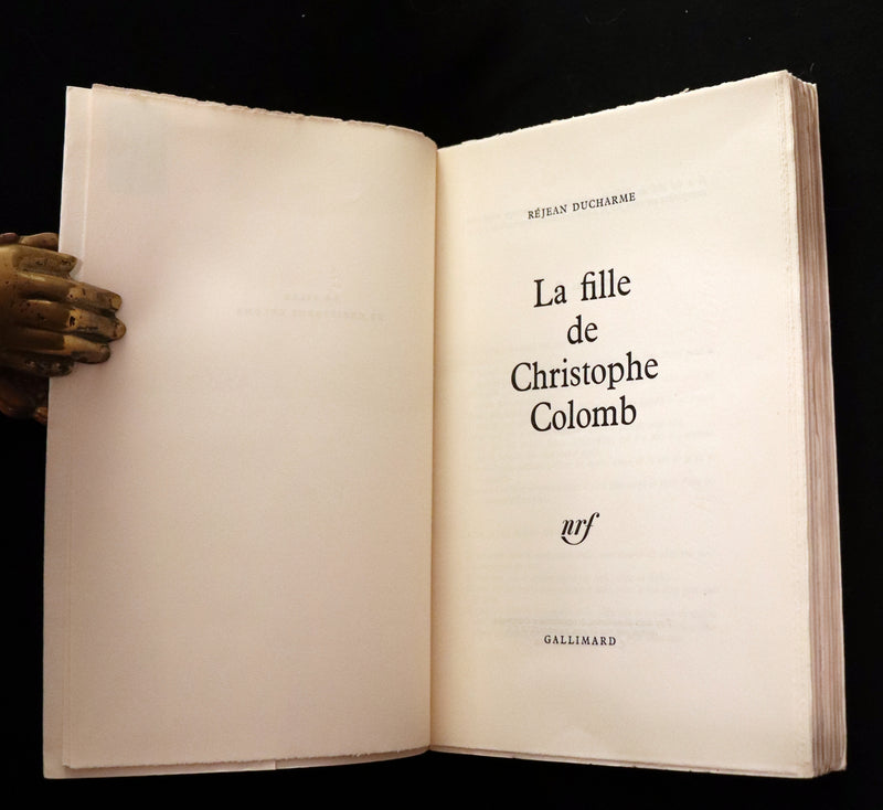 1969 Scarce Limited First French Edition - La Fille de Christophe Colomb by Réjean Ducharme.