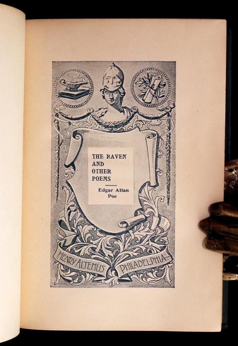 1895 Rare Book - The Raven and other POEMS by Edgar Allan POE.