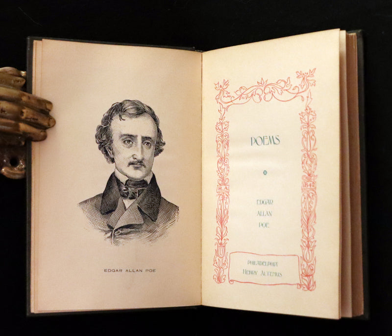 1895 Rare Book - The Raven and other POEMS by Edgar Allan POE.
